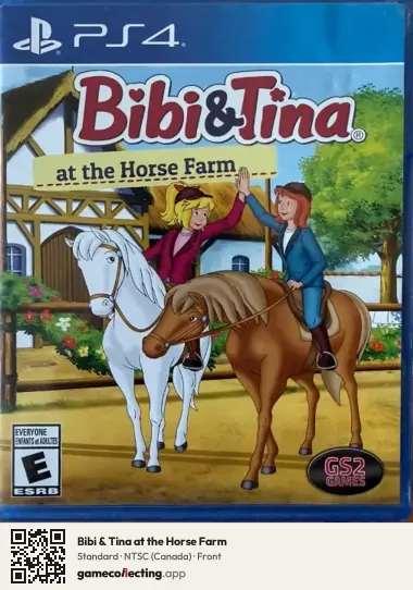 Bibi & Tina at the Horse Farm PlayStation 4, Canada box front