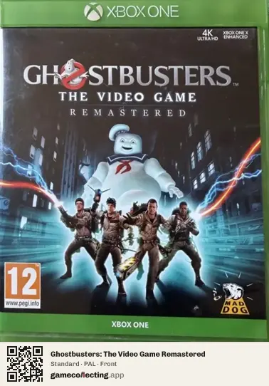 Ghostbusters: The Video Game Remastered Xbox One, PAL box front