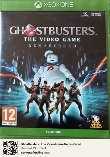 Ghostbusters: The Video Game Remastered Xbox One, PAL box front
