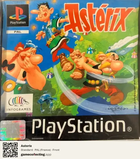 Asterix PlayStation, France box front