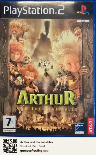 Arthur and the Invisibles PlayStation 2, PAL box front