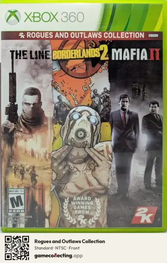 Rogues and Outlaws Collection Xbox 360, NTSC box front