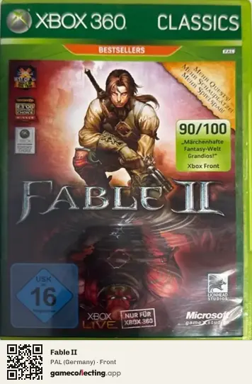 Fable II Xbox 360, Germany box front