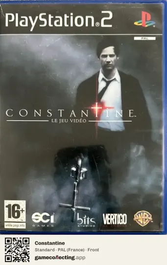 Constantine PlayStation 2, France box front