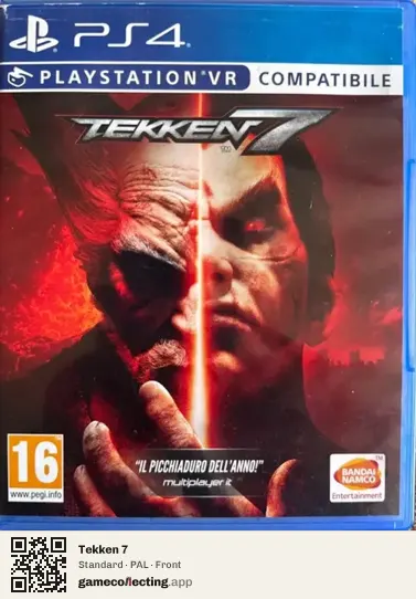Tekken 7 PlayStation 4, PAL box front