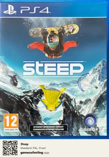 Steep PlayStation 4, PAL box front
