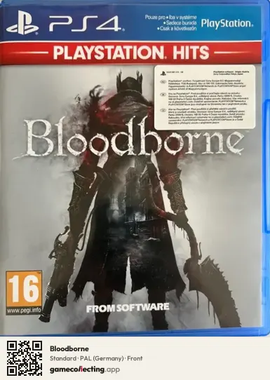 Bloodborne PlayStation 4, Germany box front