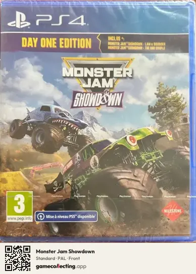 Monster Jam Showdown PlayStation 4, PAL box front