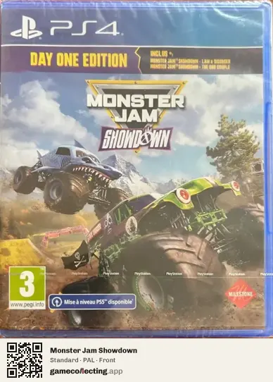 Monster Jam Showdown PlayStation 4, PAL box front