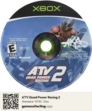 ATV Quad Power Racing 2 Xbox, NTSC disc