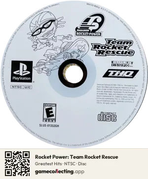 Rocket Power: Team Rocket Rescue PlayStation, NTSC disc
