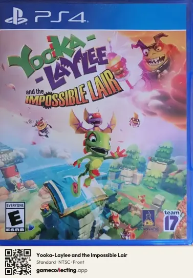 Yooka-Laylee and the Impossible Lair PlayStation 4, NTSC box front
