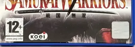 Samurai Warriors, the PEGI square on its front