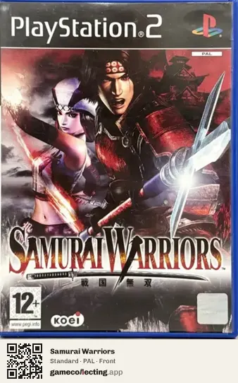 Samurai Warriors PlayStation 2, PAL box front
