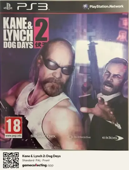 Kane & Lynch 2: Dog Days PlayStation 3, PAL box front