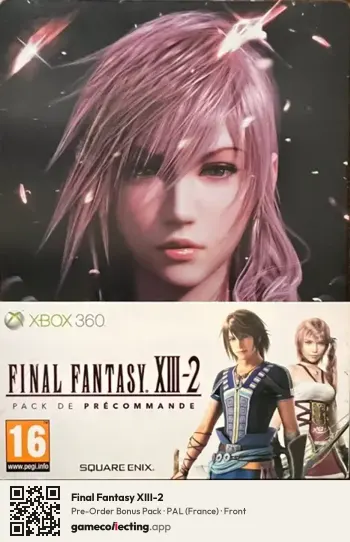 Final Fantasy XIII-2 Xbox 360, France box front