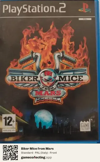 Biker Mice from Mars PlayStation 2, Italy box front