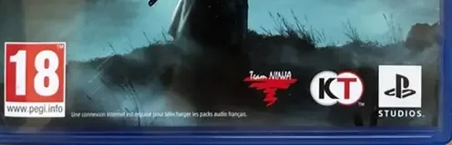 Rise of the Ronin, the PEGI square on its front