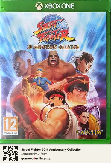 Street Fighter 30th Anniversary Collection Xbox One, PAL box front