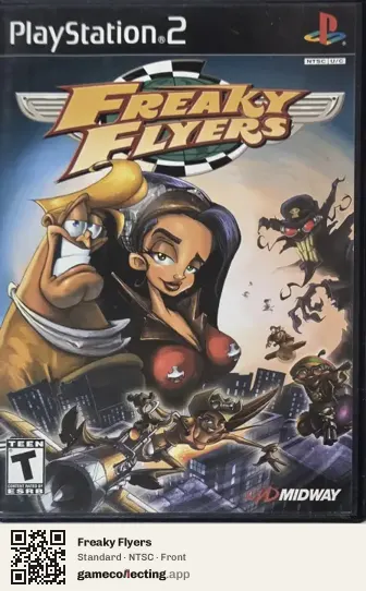 Freaky Flyers PlayStation 2, NTSC box front
