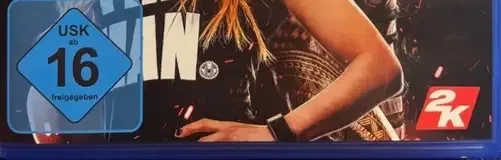 WWE 2K20, the USK square on its front