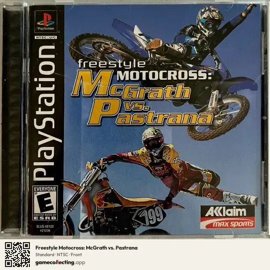 Freestyle Motocross: McGrath vs. Pastrana PlayStation, NTSC box front
