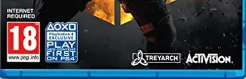Call of Duty: Black Ops 4, the PEGI square on its front