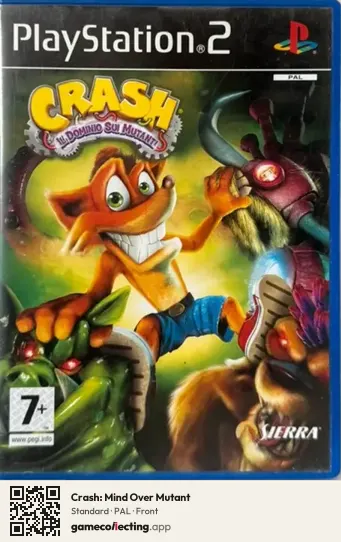 Crash: Mind Over Mutant PlayStation 2, PAL box front