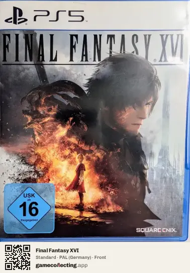 Final Fantasy XVI PlayStation 5, Germany box front