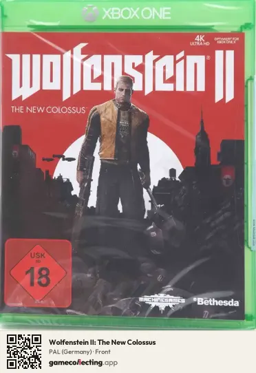 Wolfenstein II: The New Colossus Xbox One, Germany box front