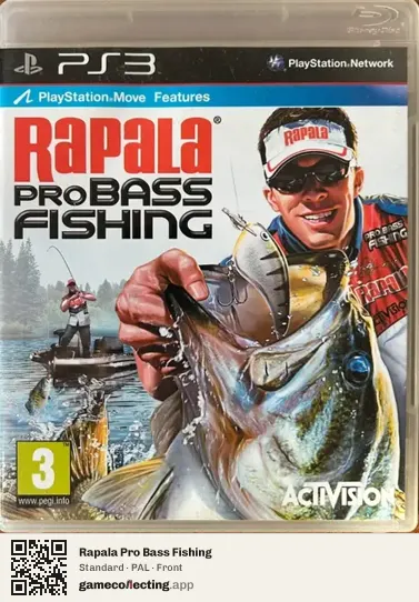 Rapala Pro Bass Fishing PlayStation 3, PAL box front