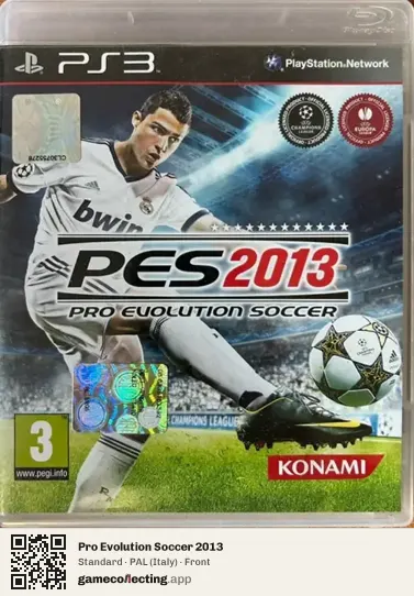 Pro Evolution Soccer 2013 PlayStation 3, Italy box front