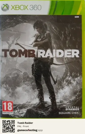 Tomb Raider Xbox 360, PAL box front