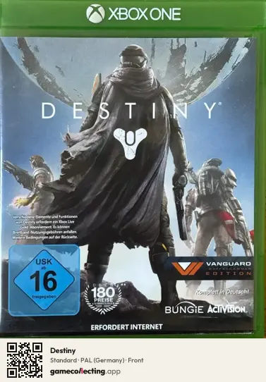 Destiny Xbox One, Germany box front