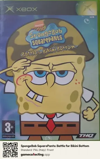 SpongeBob SquarePants: Battle for Bikini Bottom Xbox, Italy box front