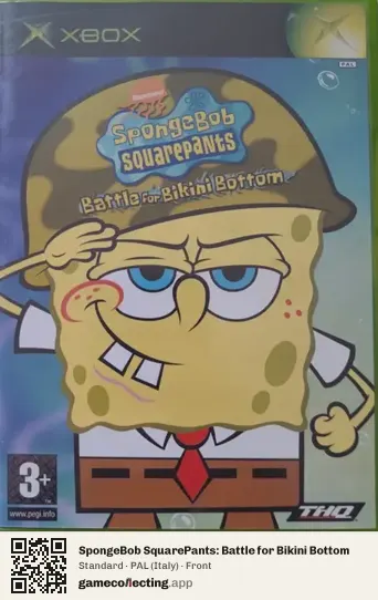 SpongeBob SquarePants: Battle for Bikini Bottom Xbox, Italy box front