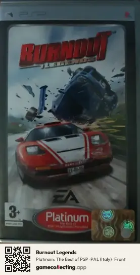 Burnout Legends PlayStation Portable, Italy box front