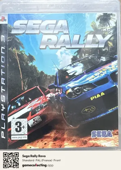 Sega Rally Revo PlayStation 3, France box front