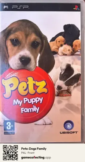 Petz: Dogz Family PlayStation Portable, PAL box front