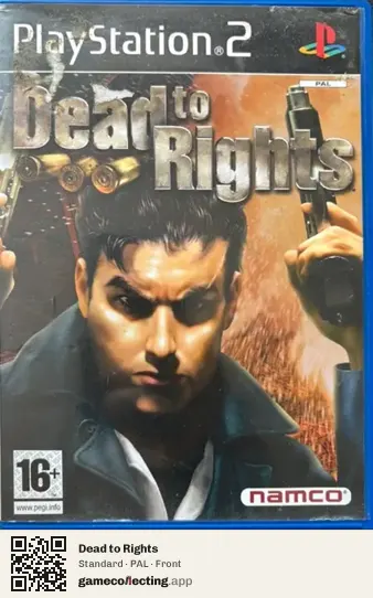 Dead to Rights PlayStation 2, PAL box front