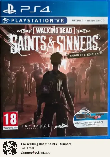 The Walking Dead: Saints & Sinners PlayStation 4, PAL box front