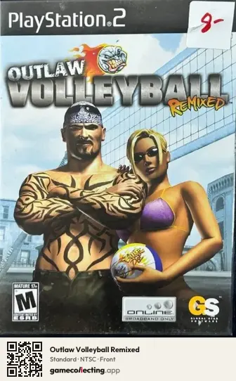 Outlaw Volleyball Remixed PlayStation 2, NTSC box front