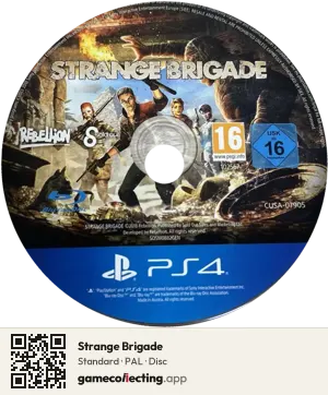 Strange Brigade PlayStation 4, PAL disc