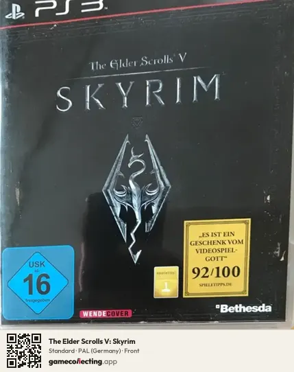 The Elder Scrolls V: Skyrim PlayStation 3, Germany box front
