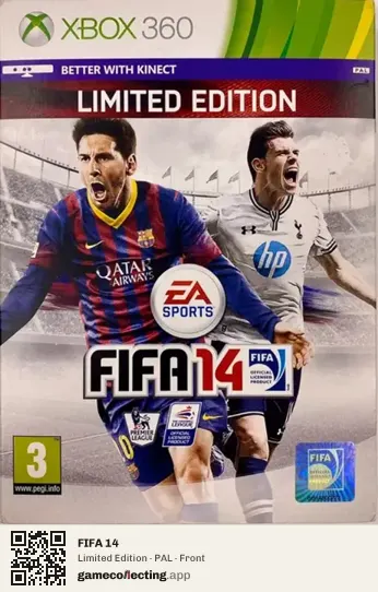 FIFA 14 Xbox 360, PAL box front