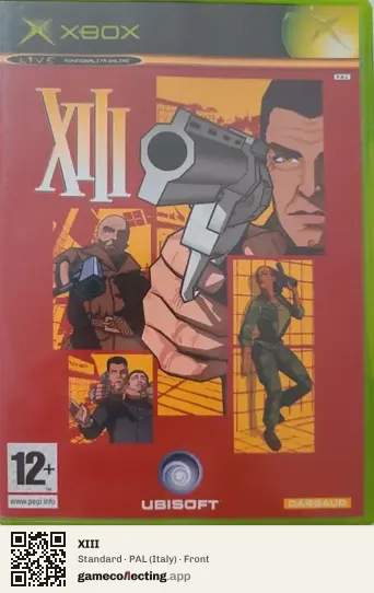 XIII Xbox, Italy box front