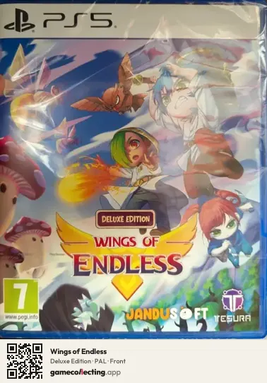 Wings of Endless PlayStation 5, PAL box front