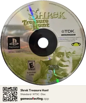 Shrek Treasure Hunt PlayStation, NTSC disc