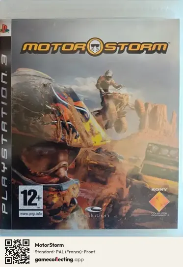 MotorStorm PlayStation 3, France box front