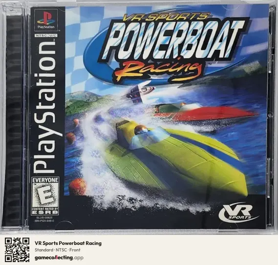 VR Sports Powerboat Racing PlayStation, NTSC box front